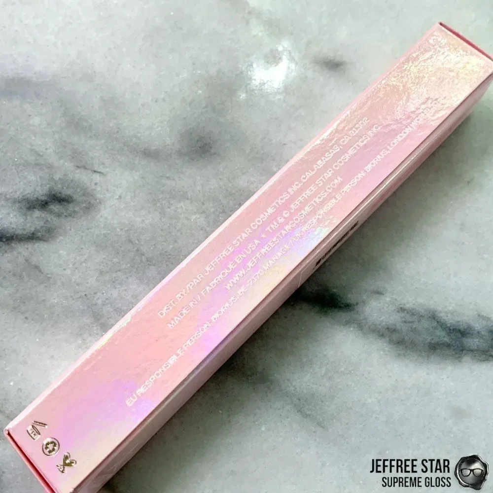 JEFFREE STAR EVERYBODY KNOWS SUPREME GLOSS FULL PIGMENT LIP COLOR IN RED ORANGE